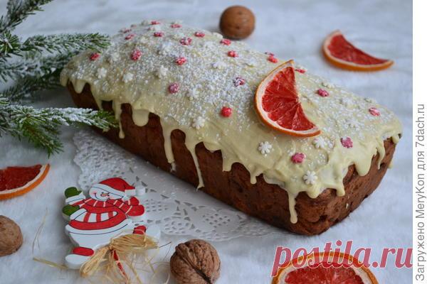 Рождественский кекс с коньяком и сушеной вишней. Пошаговый рецепт с фото