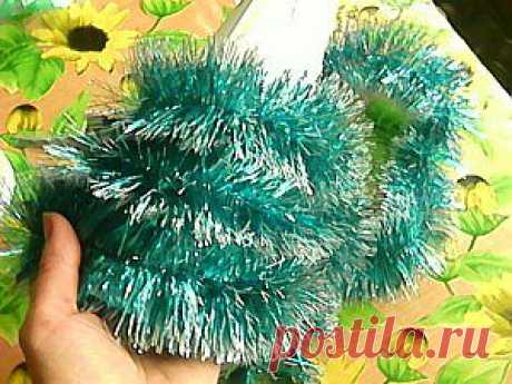 Елка из дождика, МК | Само Совершенство