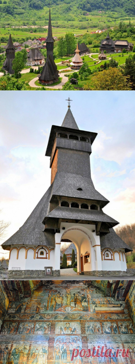 ДЕРЕВЯННЫЕ ЦЕРКВИ МАРАМУРЕШ...
Марамуреш – легендарный край, расположенный на севере Румыний, окруженый холмами и горами.