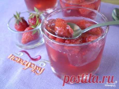 Клубничное желе - пошаговый рецепт с фото на Повар.ру