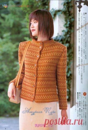 Топы, кофточки, жилетики, свитера и прочее. КРЮЧОК - 1~642 - Страна вязания 