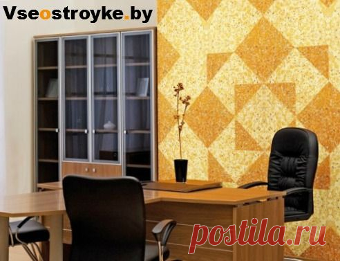 Жидкие обои в интерьере – фото