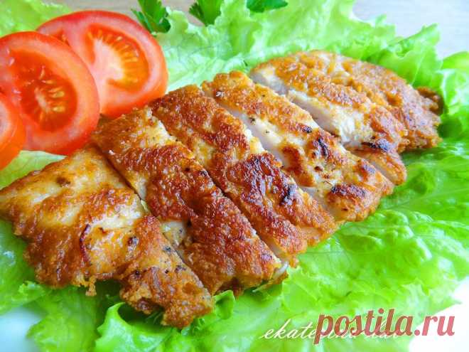 Самые вкусные куриные отбивные в сырном кляре - Простые рецепты Овкусе.ру