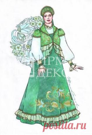 Костюм хоровой женский (мод-1601)