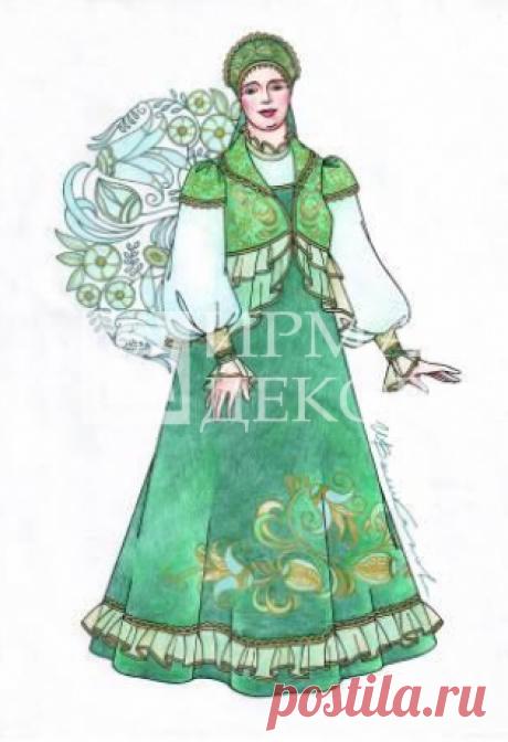 Костюм хоровой женский (мод-1601)