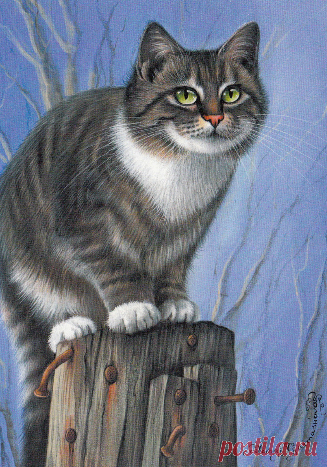 КОТ НУЖЕН, ЧТОБ ЕГО ЛЮБИТЬ! Художник Ирина Гармашова (Irina Garmashova)