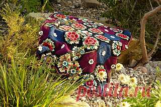 Ravelry: Фриды Цветы шаблон Одеяло Джейн Кроуфут