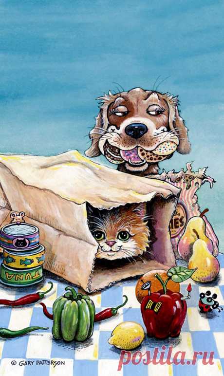 Создатель улыбок художник Гэри Паттерсон (Gary Patterson). - Журнал Розочки, любительницы вышивать лентами. — LiveJournal