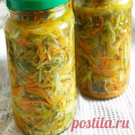 Огурцы с морковкой по корейски-на зиму - Простые рецепты Овкусе.ру