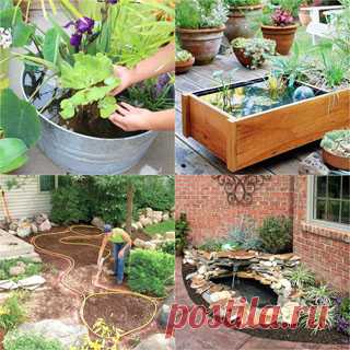 12 Best Easy DIY Pond Ideas For Garden & Patio 12 best DIY pond ideas & tutorials, from easy kits for small garden & patio water feature to beautiful backyard waterfall with plants & fish!