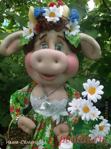 Буренки из капрона и пластиковых бутылок