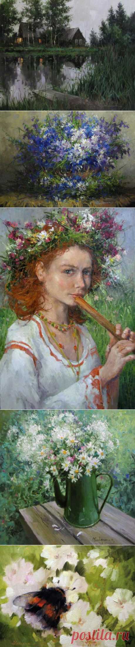 Летнее / Живопись художника Алексея Савченко.
