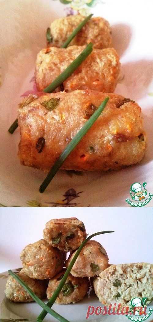 Котлеты нежные с творогом - кулинарный рецепт