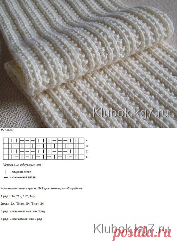 Узор. Фигурная резинка | Клубок