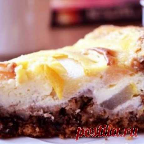 Кулинарный шедевр — Овсяный пирог с грушами и сметанным суфле - МирТесен