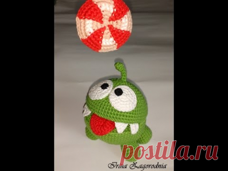 Смотреть ам няма-игрушка сладкоежка Ам ням.Вяжем крючком-вязаный Ам Ням