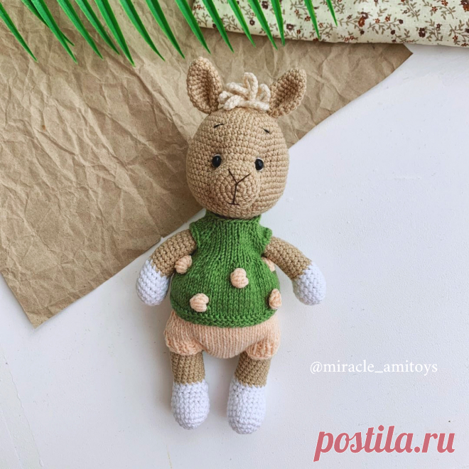 PDF Лама крючком. FREE crochet pattern; Аmigurumi animal patterns. Амигуруми схемы и описания на русском. Вязаные игрушки и поделки своими руками #amimore - Лама, альпака.