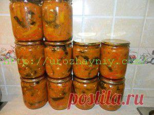 Баклажаны с перцем и яблоками | Урожайная дача