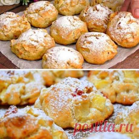 РЫХЛОЕ И НЕЖНОЕ ПЕЧЕНЬЕ С ЯБЛОКАМИ
Напоминает пирог Шарлотт.

Рекомендую приготовить, ведь продукты просты и доступны и времени много не нужно.

ИНГРЕДИЕНТЫ:
Яйца – 2 шт.
Соль – щепотка
Сахар – 100 грамм
Сливочное масло – 100 грамм
Мука – 320 грамм
Разрыхлитель – 1 ч. л.
Корица – 0,5 ч. л.
Яблоки – 2 шт.

Приготовление:
В миске сбиваю венчиком яйца с солью и сахаром.
Добавляю растопленное сливочное масло, разрыхлитель, корицу и муку. Замешиваю до консистенции теста.
Яблоки...