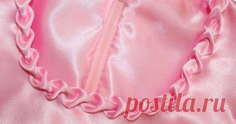 Как сделать оборку в виде «сердечек» из ткани или атласной ленты &amp;raquo; Женский Мир