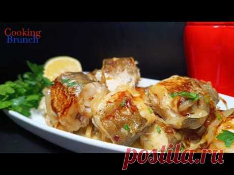 Рыба по-ЕВРЕЙСКИ. Бесподобно вкусная рыбка в ЛУКОВОМ соусе!