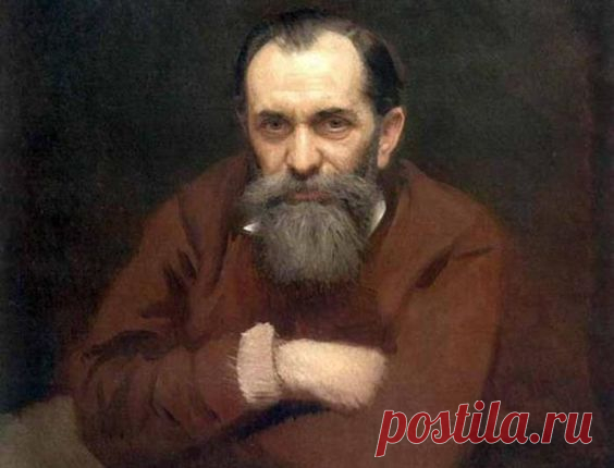 И. Крамской. Портрет В. Перова, 1881.