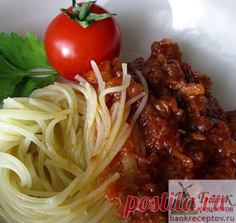 Болонский мясной соус (рецепт и фото)