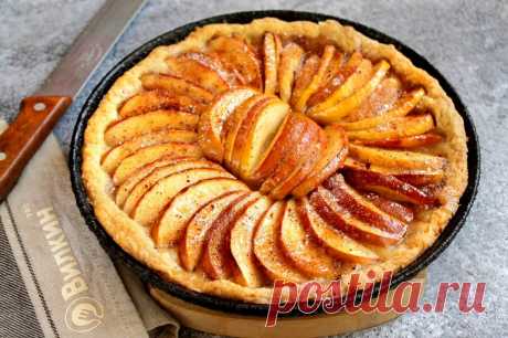 Постный пирог с яблоками | Вилкин: рецепты и лайфхаки👩‍🍳 | Яндекс Дзен