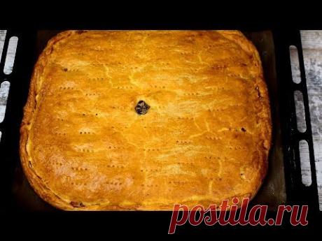 Пирог с мясом и картофелем из вкусного песочного теста.Простой рецепт. | Ох и вкусно | Яндекс Дзен