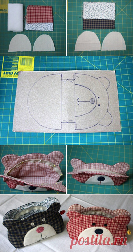 Teddy Bear Quilt Bag Tutorial ~