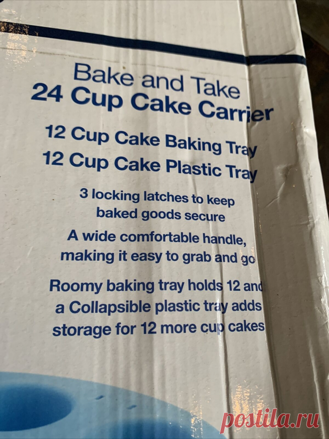 Viners sin abrir Hornear & Take 24 soporte de bandeja para cupcakes pastel | eBay