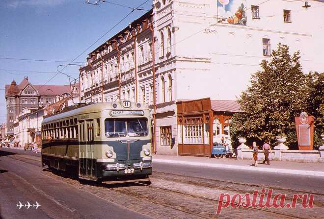 старый трамвай