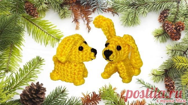 . Самая простая собачка (видео МК для деток и начинающих) Всем привет! Сегодня я расскажу и покажу как связать простую желтую собачку крючком. Это видео для умеющих вязать может показаться скучноватым и затянутым.