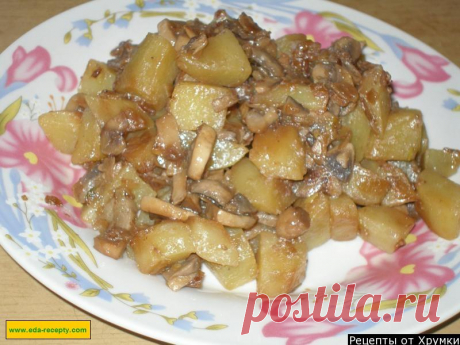 ЖАРКОЕ С МЯСОМ И ГРИБАМИ в мультиварке