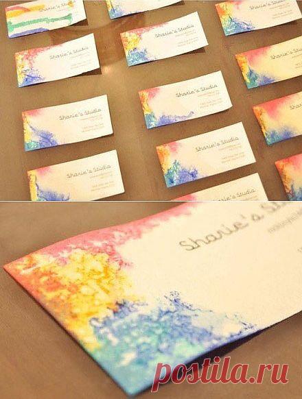 Дизайн визитки своими руками (мастер-класс) / Идеи для бизнеса / Модный сайт о стильной переделке одежды и интерьера