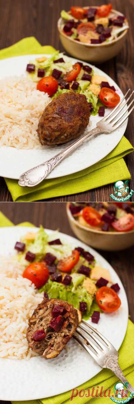 Котлеты по-шведски с маринованной свеклой - кулинарный рецепт