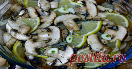 АРОМАТНЫЕ ГРИБОЧКИ, БЫСТРАЯ ЗАКУСКА