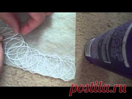 Крейзи Вул. Колье, Мастер-класс,Урок 1 часть 1. Раскладка ниток. Crazy Wool - YouTube