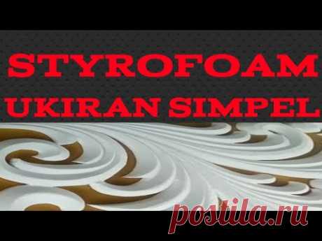 cara mengukir styrofoam menjadi betuk pohon
