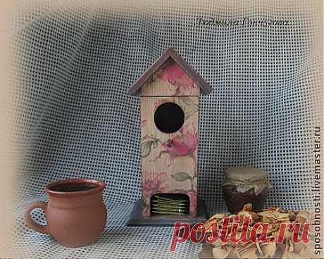 Чайный домик Яблоневый сад - чайный домик,чайный домик декупаж,подарок