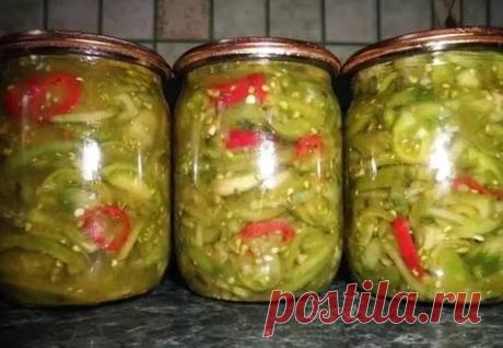 Острый салат из зеленых помидоров «Кобра» - Будет вкусно - 15 сентября - 43061323879 - Медиаплатформа МирТесен