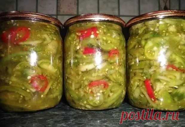 Острый салат из зеленых помидоров «Кобра» - БУДЕТ ВКУСНО! - медиаплатформа МирТесен