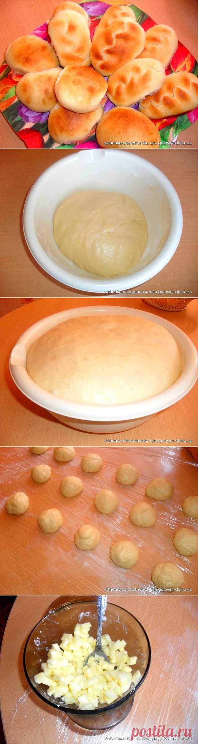 Пирожки с яблоками "Пухляшки"(сладкая сдоба)+лепка "косичка" • Пироги, пирожки, булочки, пончики