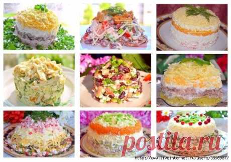 9 Рецептов самых вкусных салатовВсе салаты готовятся очень легко и быстро!1…. | СвежачОК ☺