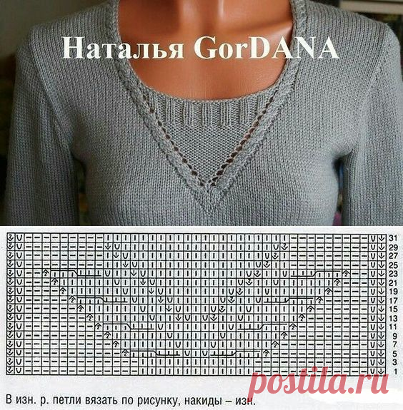 Ложная V-образная горловина. Идея.