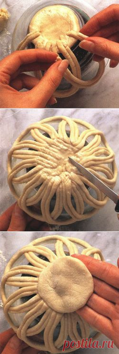 Корзинка из соленого теста