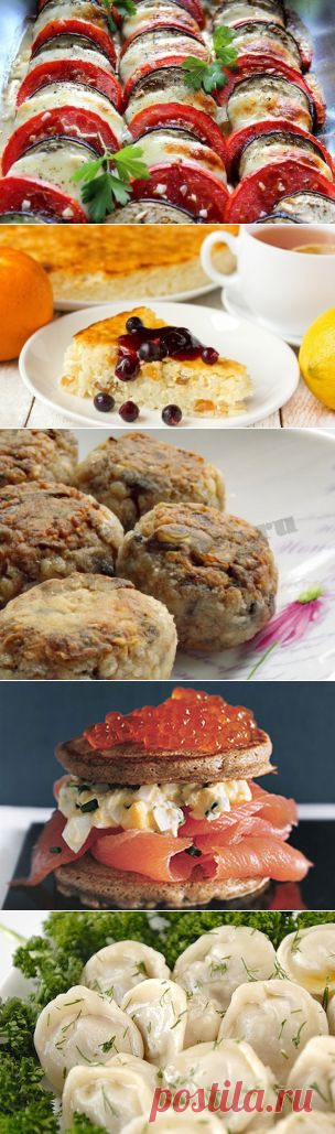 блины, оладьи, вареники, запеканки, каши |