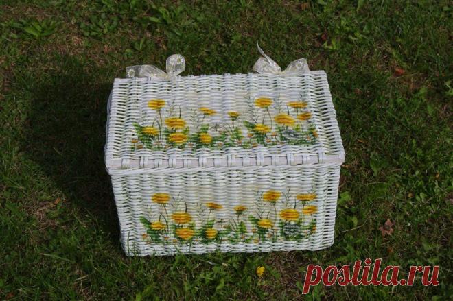 Bedýnka s víkem od Jana Čížková - Bytové doplňky z papíru - Česká tvorba