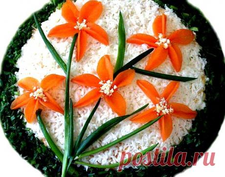 УКРАШЕНИЕ БЛЮД-03. УКРАШЕНИЕ САЛАТОВ и ВИНЕГРЕТОВ - пошаговые фото, рецепты