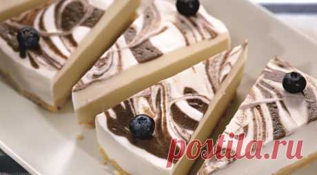 Черничный мраморный торт. Пошаговый рецепт с фото на Gastronom.ru